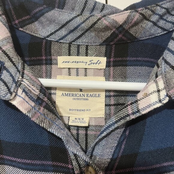 American Eagle Boyfriend Fit Flannel - Picture 4 of 4